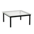 Kofi Coffee Table Black / Oak / 80x80cm